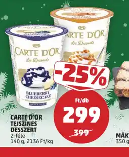 PENNY CARTE D'OR TEJSZÍNES DESSZERT ajánlat