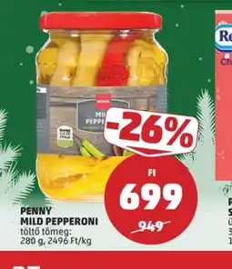 PENNY PENNY MILD PEPPERONI ajánlat