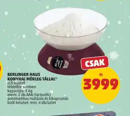 PENNY BERLINGER HAUS KONYHAI MÉRLEG ajánlat