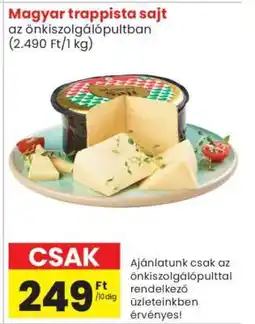 Spar Magyar Trappista Sajt ajánlat