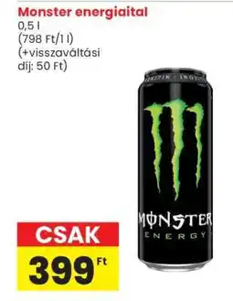 Spar MONSTER Energiaital ajánlat