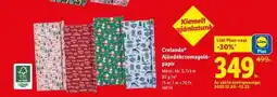 Lidl CRELANDO Ajándékcsomagoló-papír ajánlat
