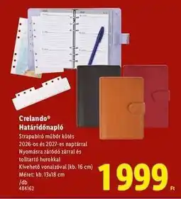 Lidl crelando Határidőnapló ajánlat
