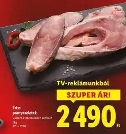 Lidl Friss pontyszeletek ajánlat
