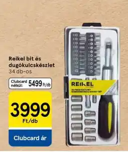 Tesco Reikel bit és dugókulcskészlet ajánlat