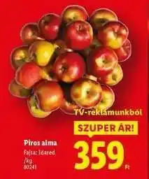Lidl Piros alma ajánlat