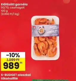 Spar SEAFOOD előfőzött garnéla ajánlat