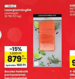Spar SPAR PREMIUM Lazacpisztrángfilé ajánlat