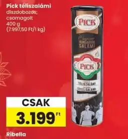 Spar Pick téliszalámi ajánlat