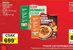 Spar Ribella hummusz ajánlat