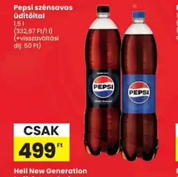 Spar Pepsi szénsavas üdítőital ajánlat