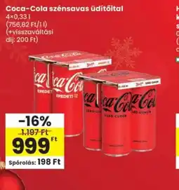 Spar Coca-Cola szénsavas üdítőital ajánlat