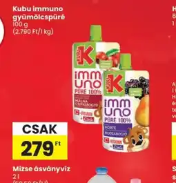 Spar Kubu immuno gyümölcspüré ajánlat