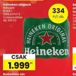 Spar Heineken sörpack ajánlat
