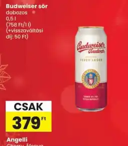 Spar Budweiser sör ajánlat
