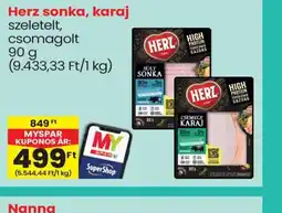 Spar Herz sonka, karaj ajánlat