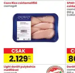 Spar Coco Rico csirkemellfilé ajánlat