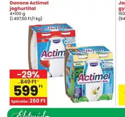 Spar Danone Actimel joghurtital ajánlat