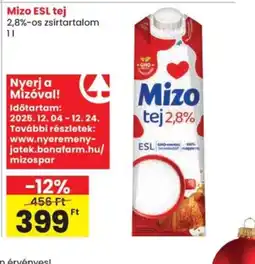 Spar Mizo ESL tej ajánlat