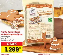Spar Tante Fanny friss mézeskalácstészta ajánlat