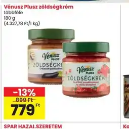 Spar Vénusz Plusz zöldségkrém ajánlat