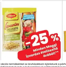 Spar MAGGI ÍZVARÁZS ÉTELÍZESÍTŐ ajánlat