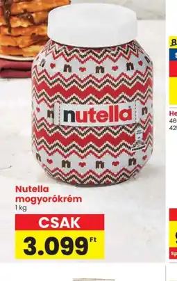 Spar Nutella mogyorkrém ajánlat