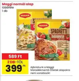 Spar Maggi normál alap ajánlat