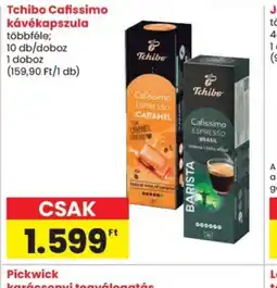 Spar Tchibo Cafissimo kávékapszula ajánlat