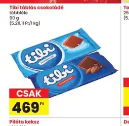 Spar Tibi táblás csokoládé ajánlat