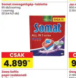 Spar Somat mosogatgép-tabletta ajánlat