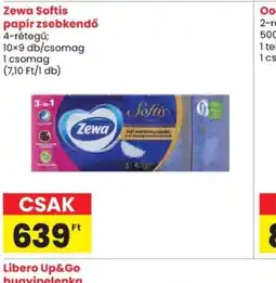 Spar Zewa Softis papír zsebkendő ajánlat