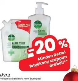 Spar Dettol folyékony szappan ajánlat
