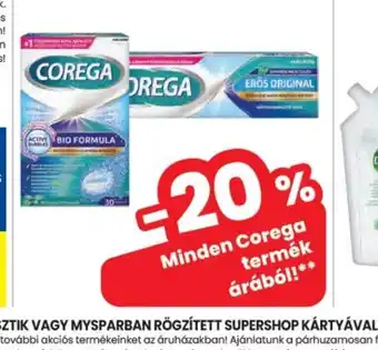 Spar COREGA termék ajánlat