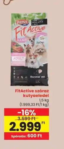 Spar Panzi FitActive száraz kutyaeledel ajánlat