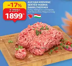 Auchan AUCHAN KEDVENC SERTÉS-MARHA DARÁLTHÚS MIX ajánlat