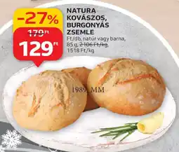 Auchan NATURA KOVÁSZOS BURGONYÁS ZSEMLE ajánlat