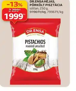 Auchan DR.ENSA HÉJAS, PÖRKÖLT PISZTÁCIA ajánlat