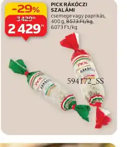 Auchan PICK RÁKCZI SZALÁMI ajánlat