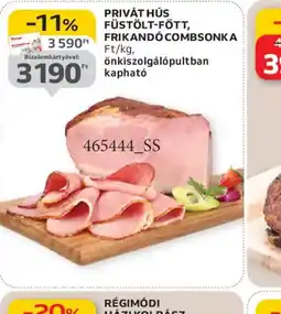 Auchan PRIVÁT HÚS FÜSTÖLT-FŐTT COMBSONKA ajánlat