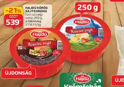 Auchan HAJDÚ KÖRÖS SAJTKORONG ajánlat