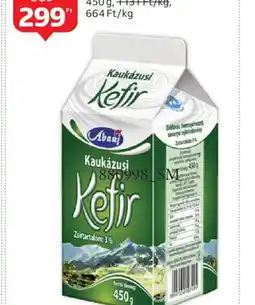 Auchan ABAÚJ KAUKÁZUSI KEFIR ajánlat