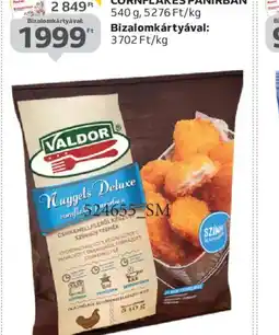 Auchan VALDOR NUGGETS DELUXE CORNFLAKES PANÍRBAN ajánlat