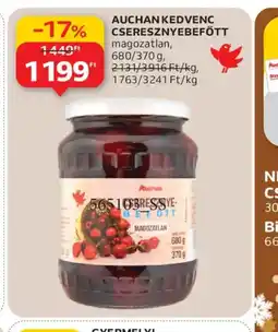 Auchan AUCHAN KEDVENC CSERESZNYEBEFŐTT ajánlat