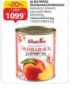 Auchan ALBATROSS ŐSZIBARACKKONZERV ajánlat