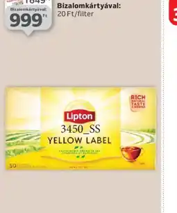 Auchan LIPTON YELLOW LABEL TEA ajánlat