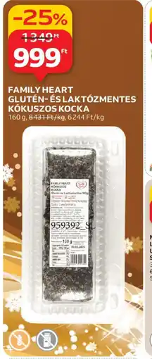 Auchan FAMILY HEART KKUSZOS KOCKA ajánlat