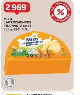 Auchan MIZO LAKTZMENTES TRAPPISTASAJT ajánlat