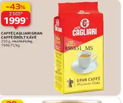 Auchan CAFFÈ CAGLIARI GRAN CAFFÈ ŐRÖLT KÁVÉ ajánlat