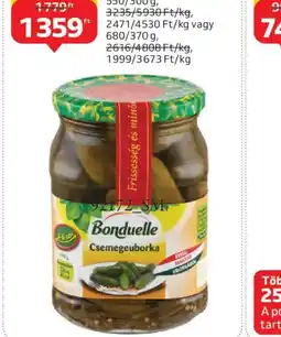 Auchan BONDUELLE CSEMEGEUBORKA ajánlat